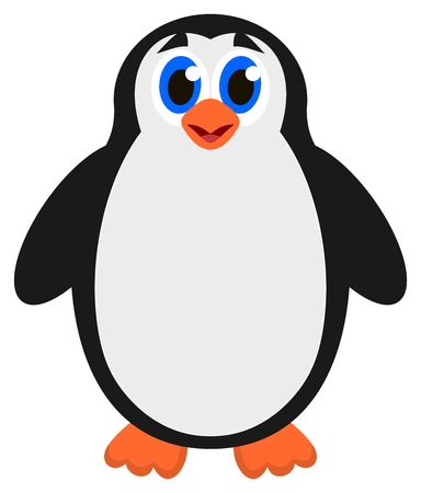 a single penguinのイラスト素材