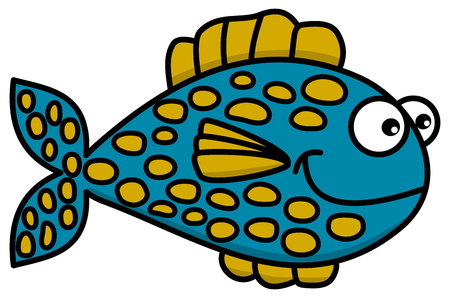 fish swimmingのイラスト素材