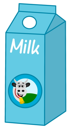 milk boxのイラスト素材