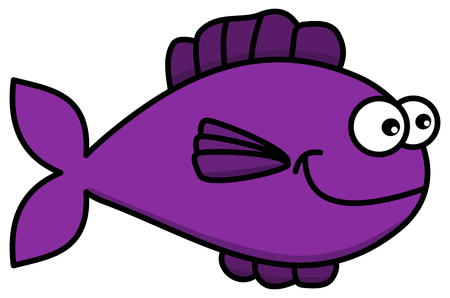 fish swimmingのイラスト素材