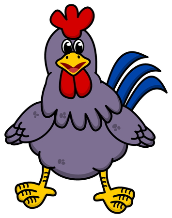 hen standingのイラスト素材
