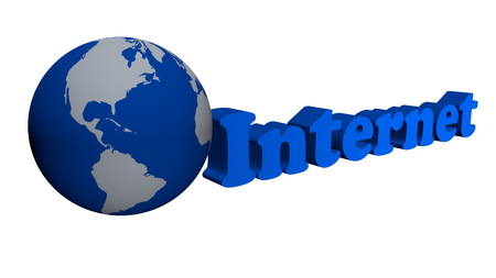 global network Internetの写真素材