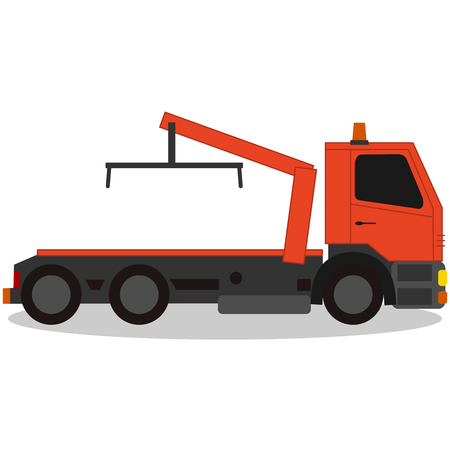 Tow truck, for breakdown vehicleのイラスト素材