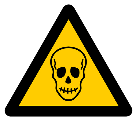warning sign deathのイラスト素材