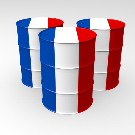 french barrel production - 3D Illustrationの写真素材