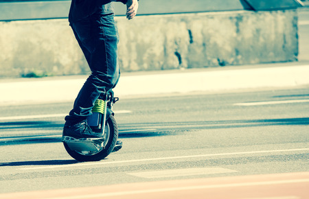 Self balance unicycleの写真素材
