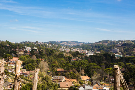 Campos do Jordao, SÃ £ o Paulo, Brazil. Vacation destination of the Brazilian upper classの写真素材