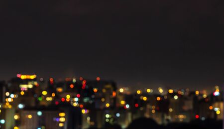 Abstract colored lights bokehの写真素材