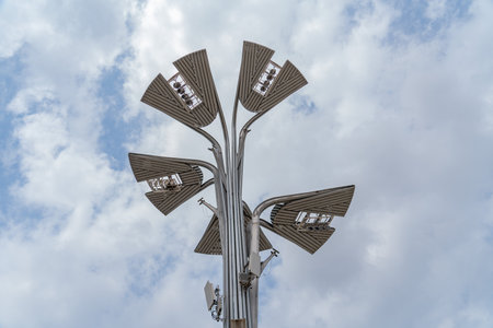 The street light in Beijing, China