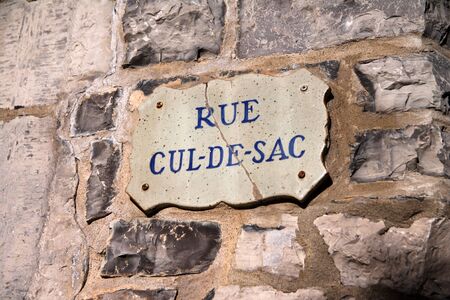 Rue Cul-de-Sac in Vieux Quebec City in Canada