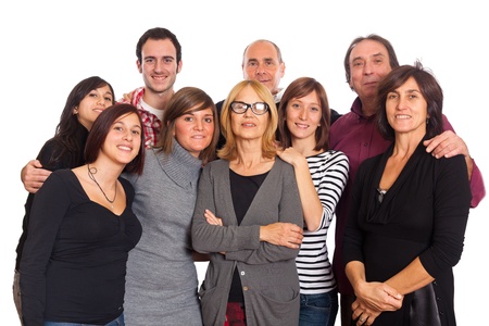 Caucasian Family, Group of People