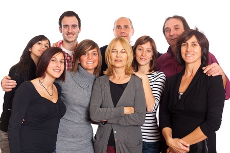 Caucasian Family, Group of Peopleの写真素材