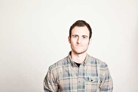 Young Man wearing Shirt Portrait