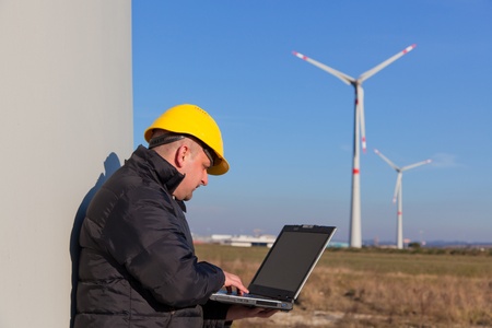 Technician Engineer in Wind Turbine Power Generator Station
の写真素材