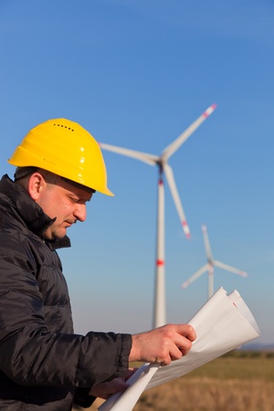 Technician Engineer in Wind Turbine Power Generator Station
の写真素材