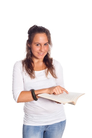 Young Girl Readingの写真素材