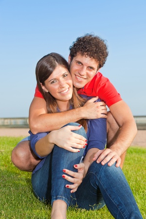 Happy Young Coupleの写真素材