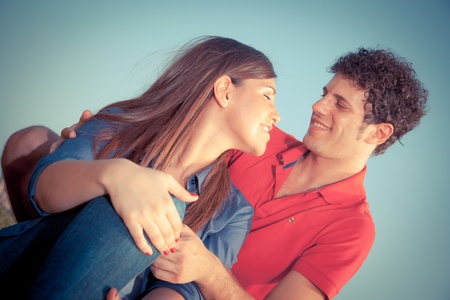 Happy Young Coupleの写真素材