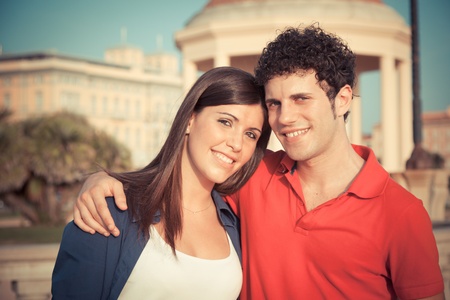 Happy Young Coupleの写真素材