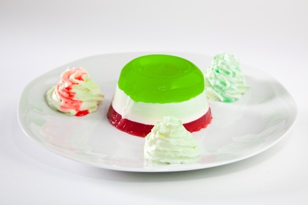 Italian Panna Cottaの写真素材