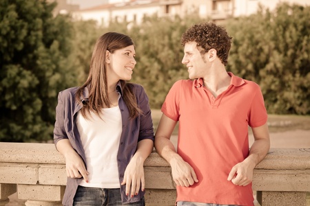Happy Young Coupleの写真素材