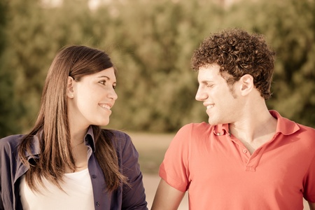 Happy Young Coupleの写真素材