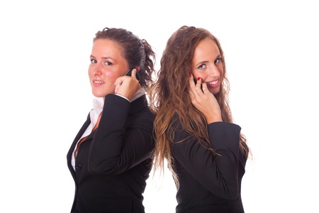 Two Business Women at Workの写真素材