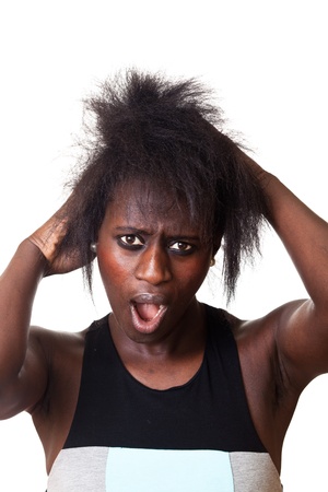 Black Woman Portraitの写真素材