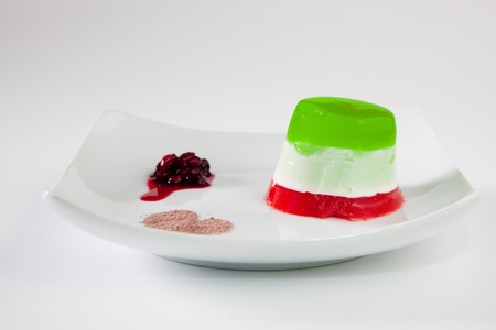 Italian Panna Cottaの写真素材
