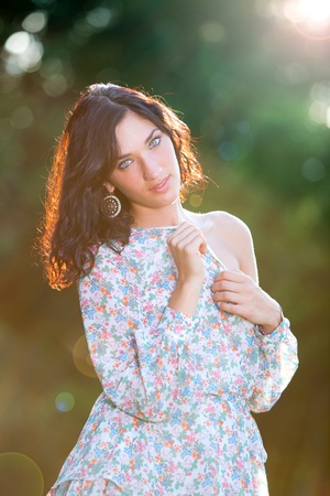 Fashion Girl Portraitの写真素材