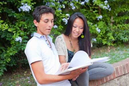 Multicultural Group of College Studentsの写真素材