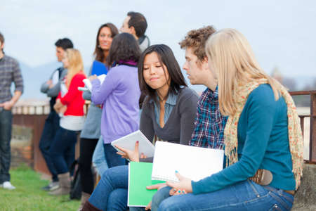 Group of Multiracial College Studentsの写真素材