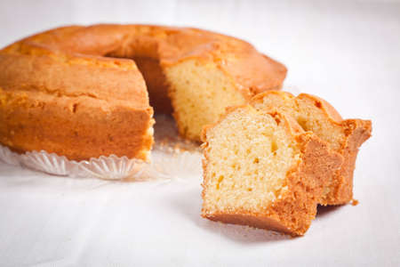 Homemade Ring Cakeの写真素材