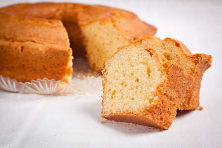 Homemade Ring Cakeの写真素材