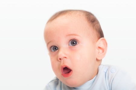 Little Child on Whiteの写真素材