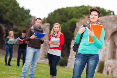 Multicultural College Studentsの写真素材