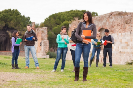 Multicultural College Studentsの写真素材