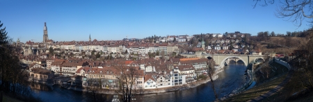 Panoramic View of Bernの写真素材