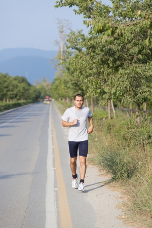 Young Man Joggingの写真素材