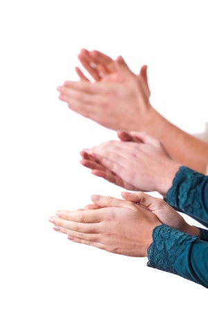 Human Hands Clappingの写真素材