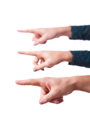 Index Finger Pointingの写真素材