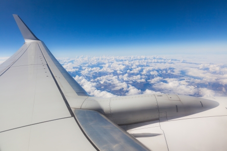 View From Airplane Windowの写真素材