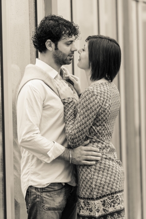 Romantic Young Coupleの写真素材
