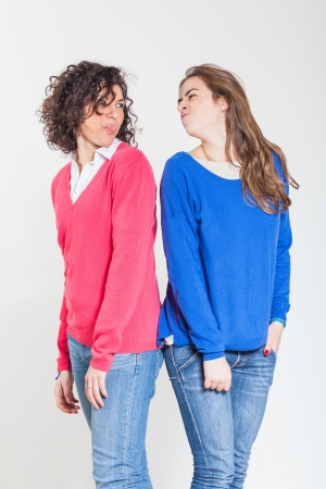 Two Beautiful Women Togetherの写真素材