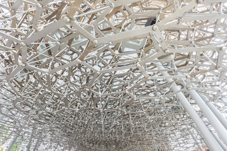 MILAN, ITALY - JUNE 01, 2015: United Kingdom pavilion at Expo 2015. The theme of the Universal Exposition is Feeding the Planet, Energy for Life.のeditorial素材