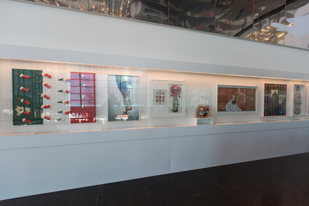 MILAN, ITALY - JUNE 03, 2015: Coca Cola Pavilion at Expo 2015. The theme of the Universal Exposition is Feeding the Planet, Energy for Life.のeditorial素材
