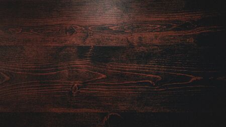 Dark brown wood table grunge background vintageの写真素材
