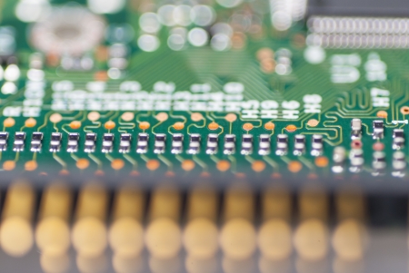 integrated circuit close up