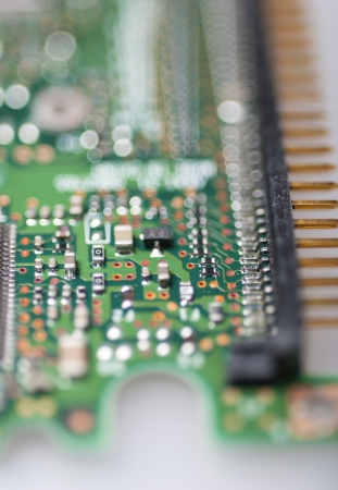 integrated circuit close upの写真素材