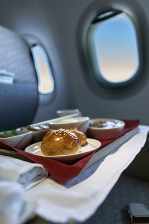 airline mealの写真素材